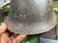 Load image into Gallery viewer, British / Canadian Army Mark 3 Turtle Helmet - Original WW2 Combat Helmet - The Militaria Shop