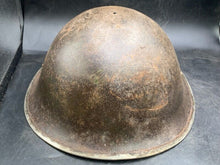 Load image into Gallery viewer, Original WW2 British / Canadian Army Mk3 Turtle Helmet - The Militaria Shop
