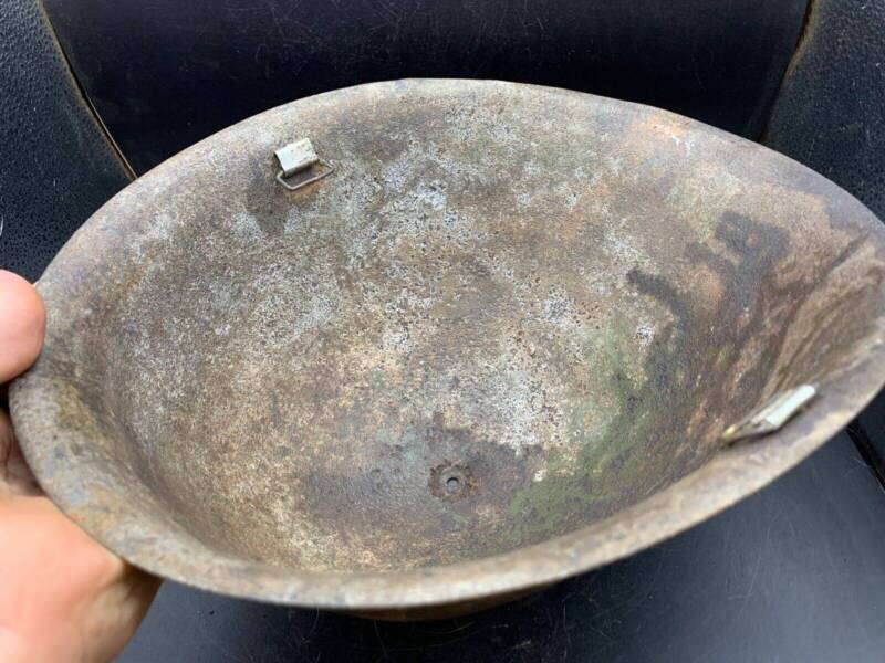 Original WW2 Onwards (1945-1952) British Army Mk4 Turtle Helmet - The Militaria Shop