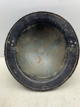 Load image into Gallery viewer, Original WW2 British Army / Civil Defence Black Mk2 Helmet - The Militaria Shop