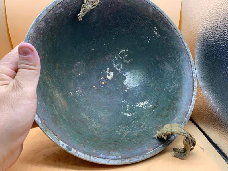 Original WW2 Onwards (1945-1952) British Army Mk4 Turtle Helmet - The Militaria Shop