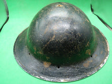 Load image into Gallery viewer, Original WW2 South African Army Mk2 Brodie Helmet - British Style Combat Helmet - The Militaria Shop