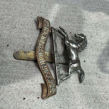 Load image into Gallery viewer, Original WW2 British Army Cap Badge - 3rd The King's Own Hussars - The Militaria Shop