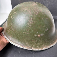 Load image into Gallery viewer, Original WW2 British / Canadian Army Mk3 Combat Helmet & Liner - The Militaria Shop