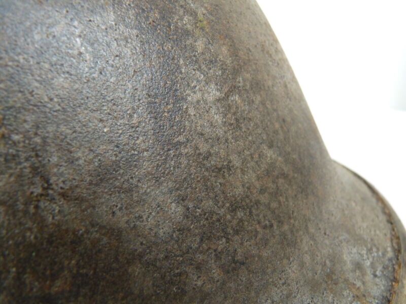 Original Mk3 Canadian / British Army WW2 Turtle Helmet High Rivet - The Militaria Shop