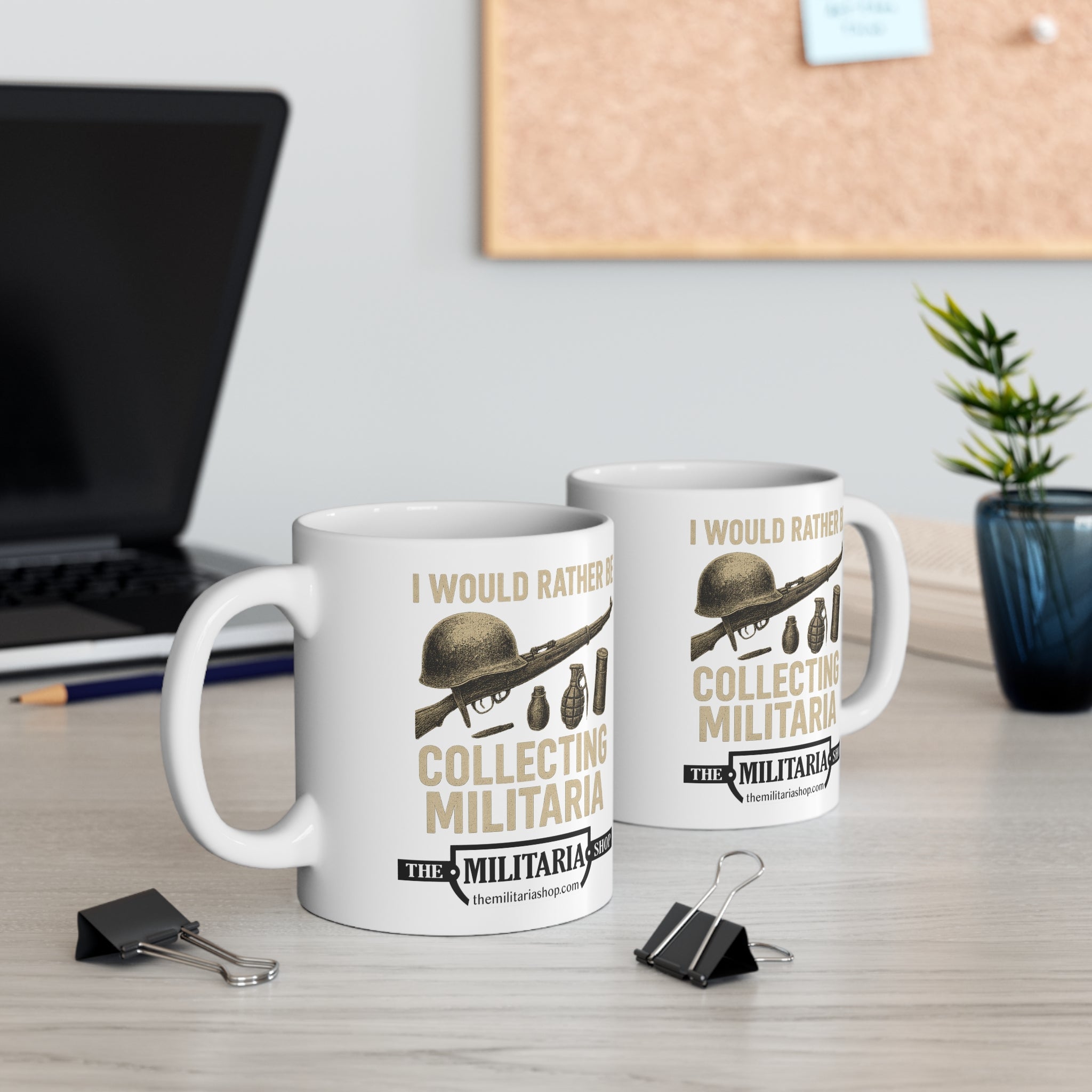 Military Collector's Mug - I Would Rather Be Collecting Militaria, Gift for Veterans, Army Enthusiast, Collectibles, Military Decor - The Militaria Shop