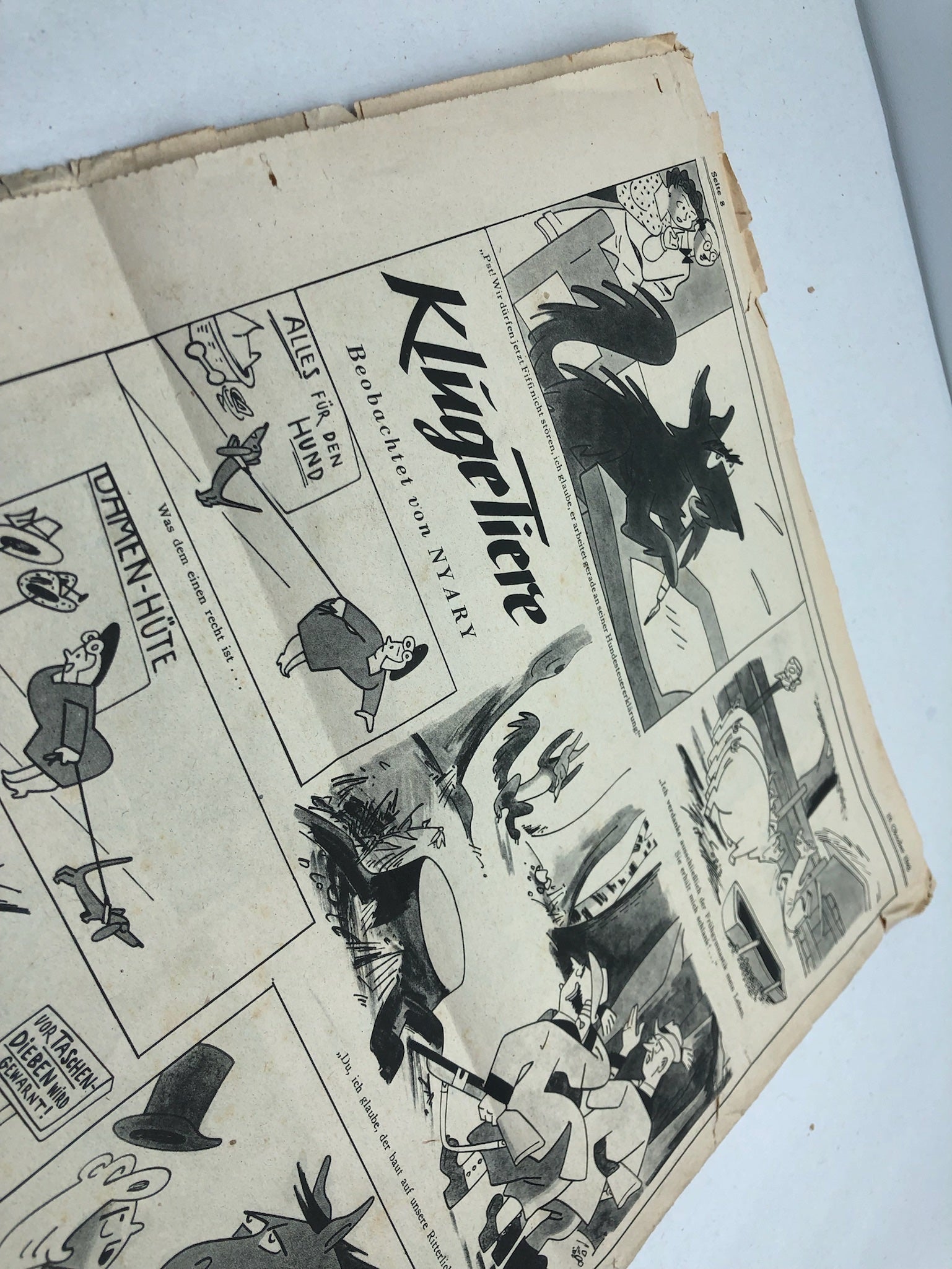 Original WW2 German Political Newspaper - 19th October 1943 - The Militaria Shop