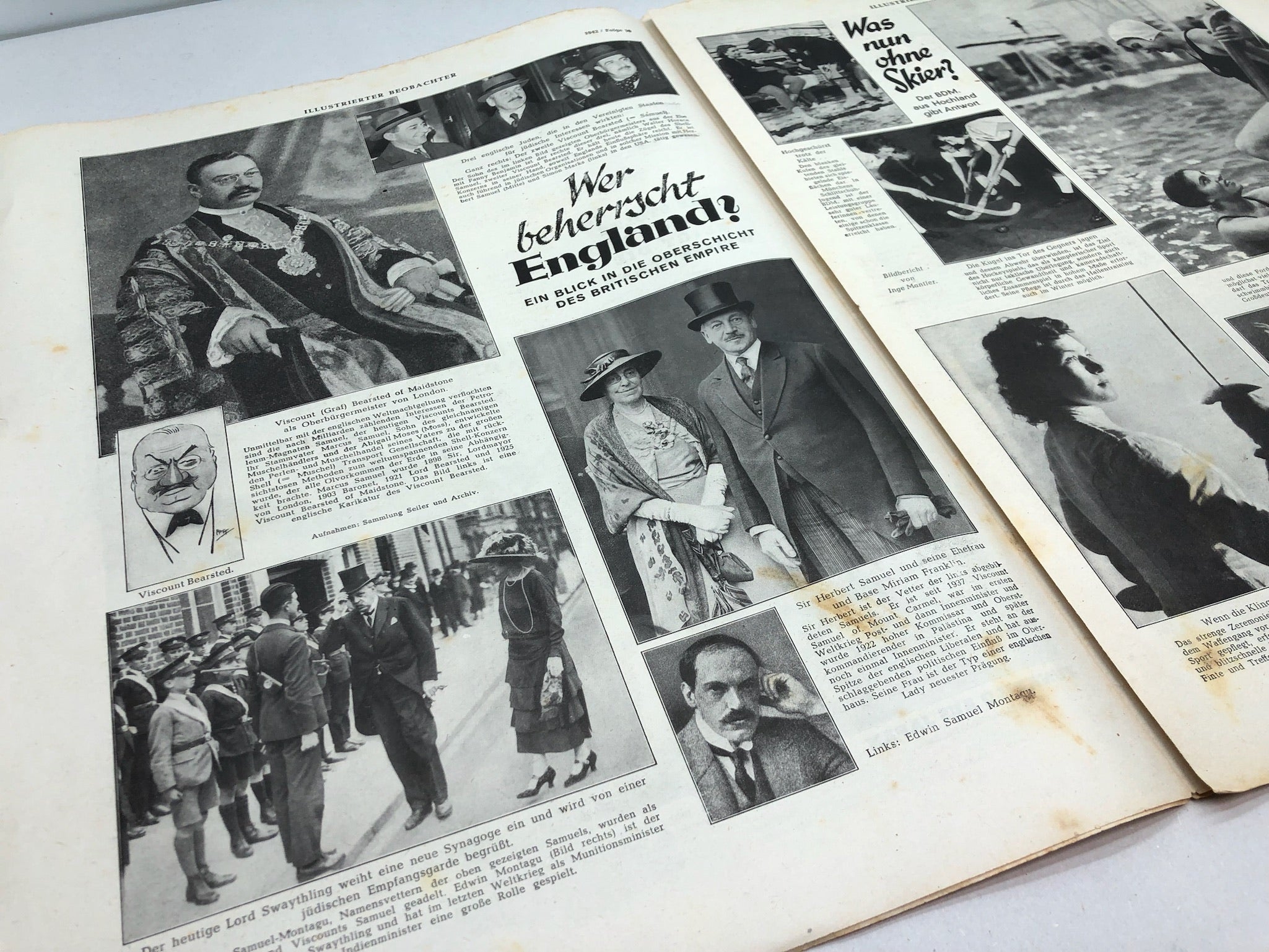 JB Juustrierter Beobachter NSDAP Magazine Original WW2 German - 5 March 1942 - The Militaria Shop