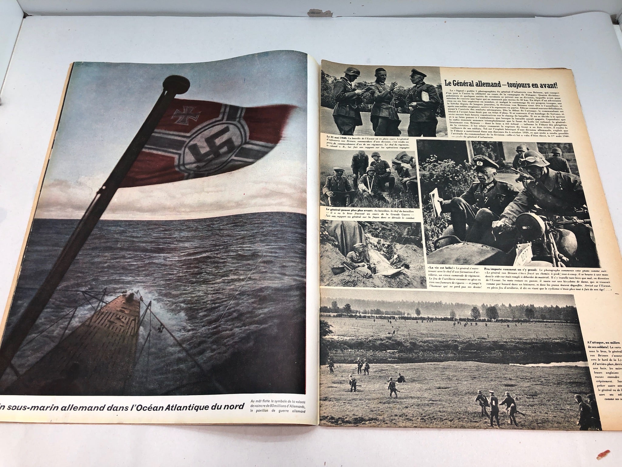 Original French Language WW2 Propaganda Signal Magazine - No.3 1941 - The Militaria Shop