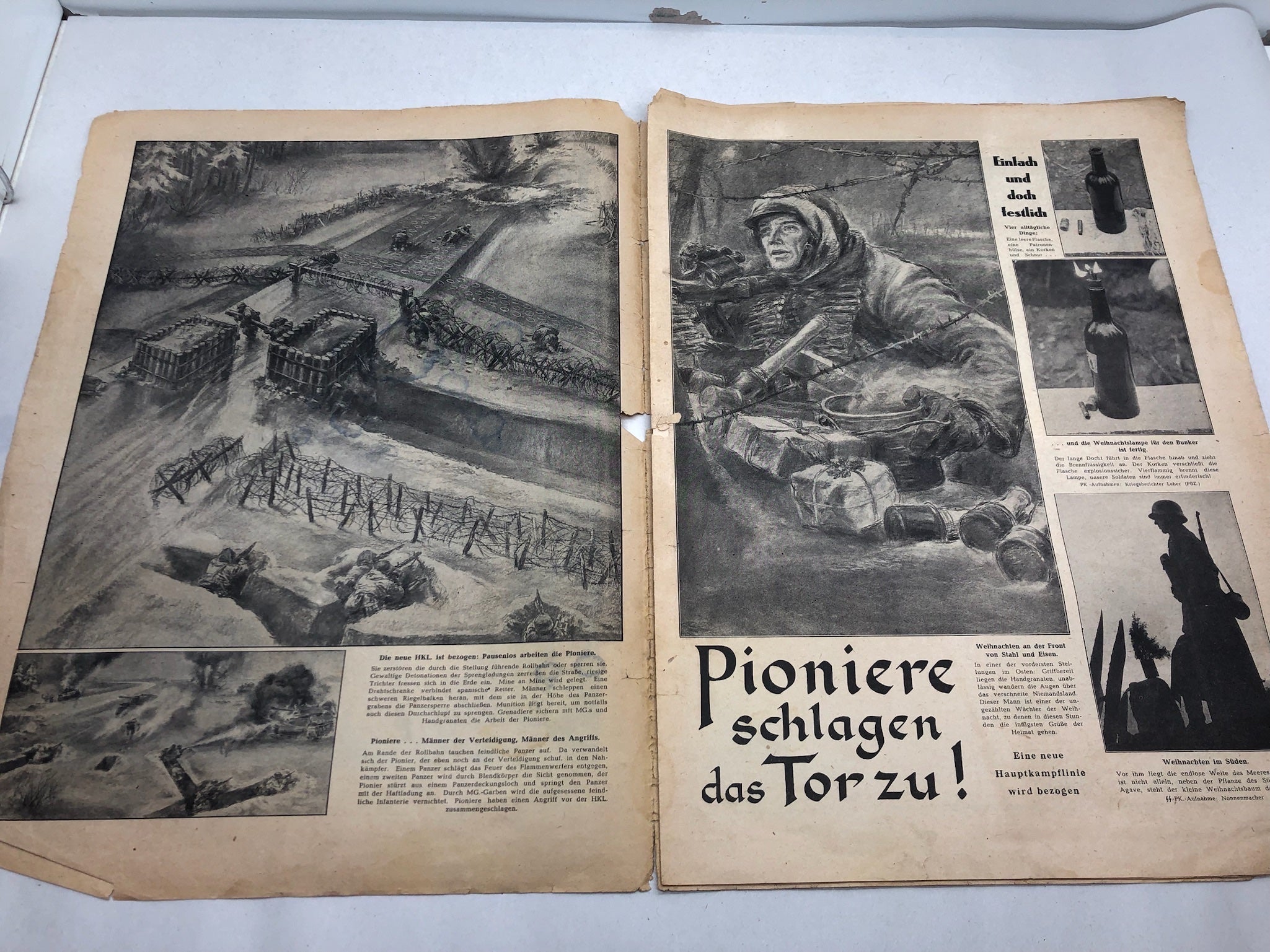 Original WW2 German Political Newspaper - 23th December 1943 - The Militaria Shop
