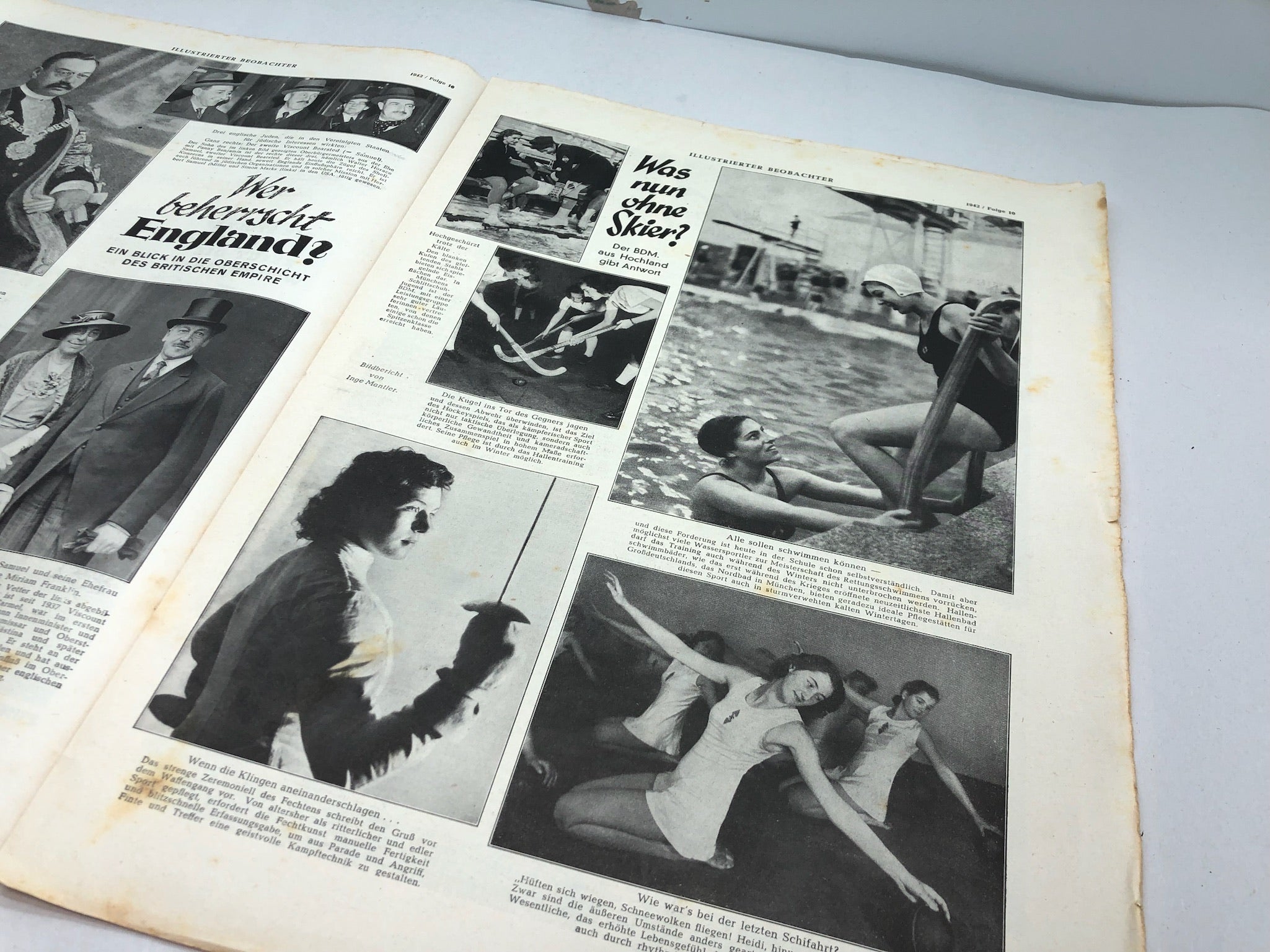 JB Juustrierter Beobachter NSDAP Magazine Original WW2 German - 5 March 1942 - The Militaria Shop