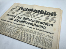 Lade das Bild in den Galerie-Viewer, Original WW2 German NSDAP Heimatblatt Political Newspaper - 4th August 1938 - The Militaria Shop