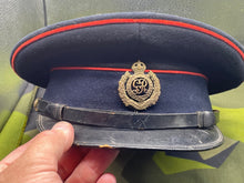 Load image into Gallery viewer, Original WW1 British Army GV Royal Engineer's Peaked Cap - Size 56cm - The Militaria Shop