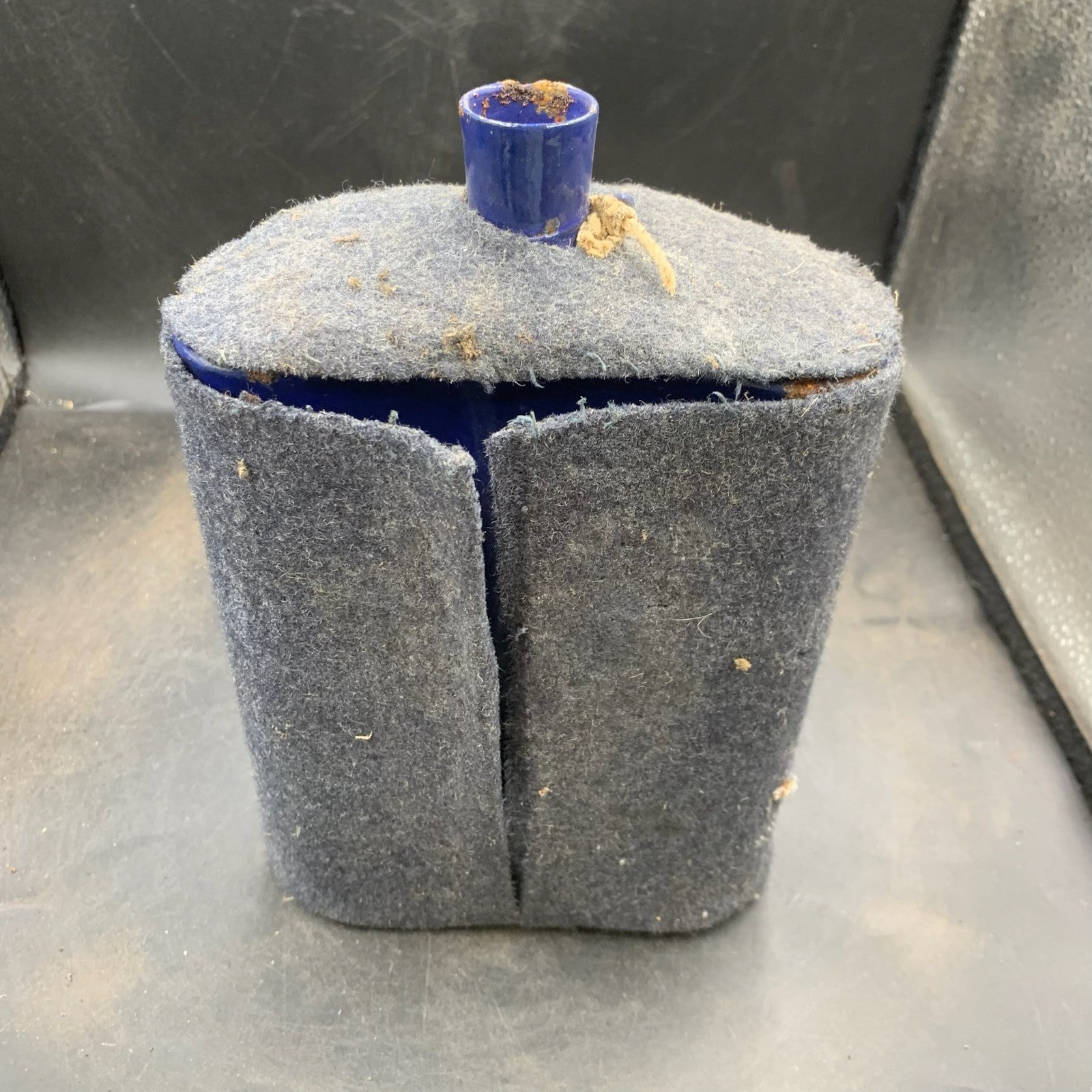 Original WW2 British Army / RAF Blue 37 Pattern Water Bottle - The Militaria Shop