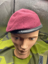 Load image into Gallery viewer, Original British Army Parachute Regiment / Airborne Forces Red Beret - Size 57cm - The Militaria Shop