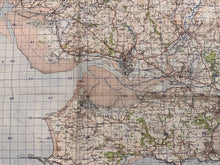 Load image into Gallery viewer, Original WW2 British Army GSGS OS Map of Great Britain - Llanelly - The Militaria Shop