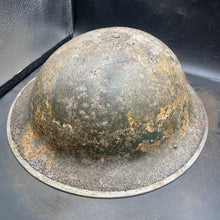 Load image into Gallery viewer, Original WW2 British Army Mk2 "Brodie" Combat Helmet - The Militaria Shop