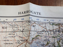 Charger l'image dans la galerie, Original WW2 British Army GSGS Os Map of Great Britain - Harrogate - The Militaria Shop