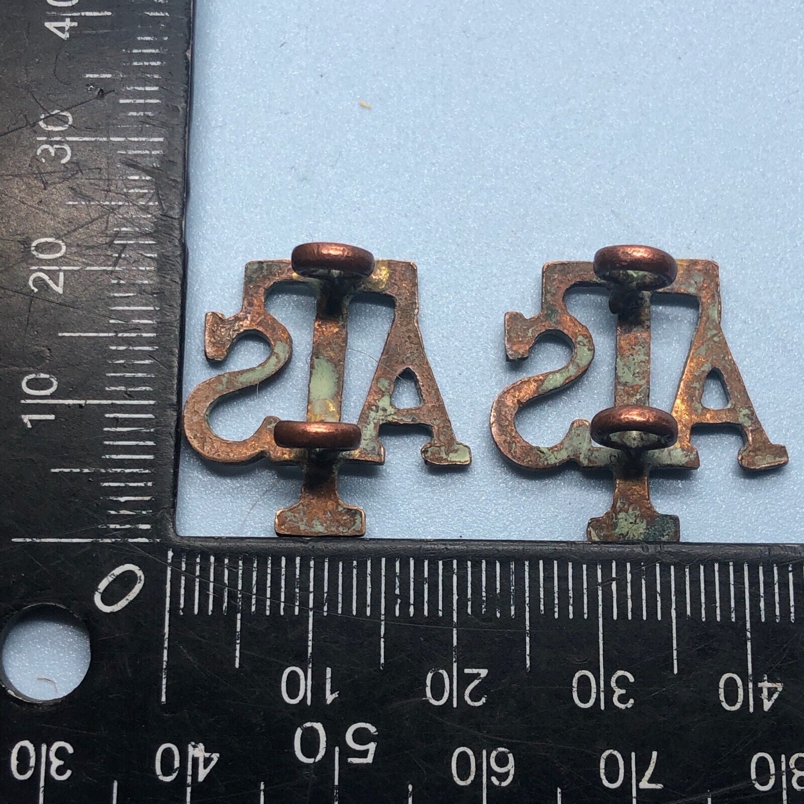 Genuine British Army Auxiliary Territorial Service ATS Collar Badges Pair - The Militaria Shop