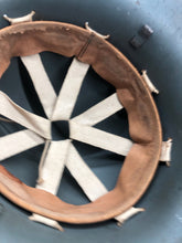 Charger l'image dans la galerie, Original WW2 British Home Front Civillian Zuckerman Helmet & Liner Set - The Militaria Shop