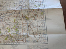 Load image into Gallery viewer, Original WW2 British Army OS Map of Great Britain - Bedford - The Militaria Shop