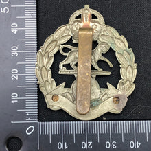Load image into Gallery viewer, Original WW2 British Army Cap Badge - Royal Hampshire Regiment - The Militaria Shop