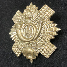Load image into Gallery viewer, Original British Army Cap Badge - Highland Light Infantry - The Militaria Shop