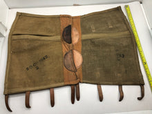 Charger l'image dans la galerie, Original WW2 British Army 37 Pattern Despatch Riders High Sided Spats 1942 Dated - The Militaria Shop