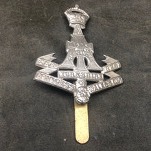 Load image into Gallery viewer, Original WW2 British Army Cap Badge - Yorkshire (Green Howards) Regiment - The Militaria Shop