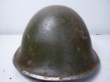 Load image into Gallery viewer, Mk3 Canadian / British Army Original WW2 Turtle Helmet High Rivet - The Militaria Shop