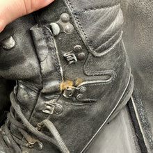Load image into Gallery viewer, Austrian Army Black Leather Army Combat Boots - Size EU 43 - UK 9 - The Militaria Shop