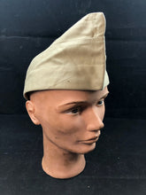 Load image into Gallery viewer, Original WW2 US Army Issue Garrison Cap / Side Cap - Size aprox 56cm - The Militaria Shop