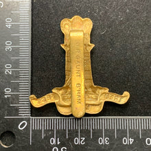 Load image into Gallery viewer, Original WW1 British Army Cap Badge - 11th Hussars - The Militaria Shop