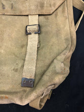Load image into Gallery viewer, Original WW2 British Army 37 Pattern Large Pack & Strap - 1940 Dated - The Militaria Shop