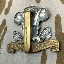 Load image into Gallery viewer, Original WW1 British Army Cap Badge - Caernarvon & Denbigh Yeomanry - The Militaria Shop