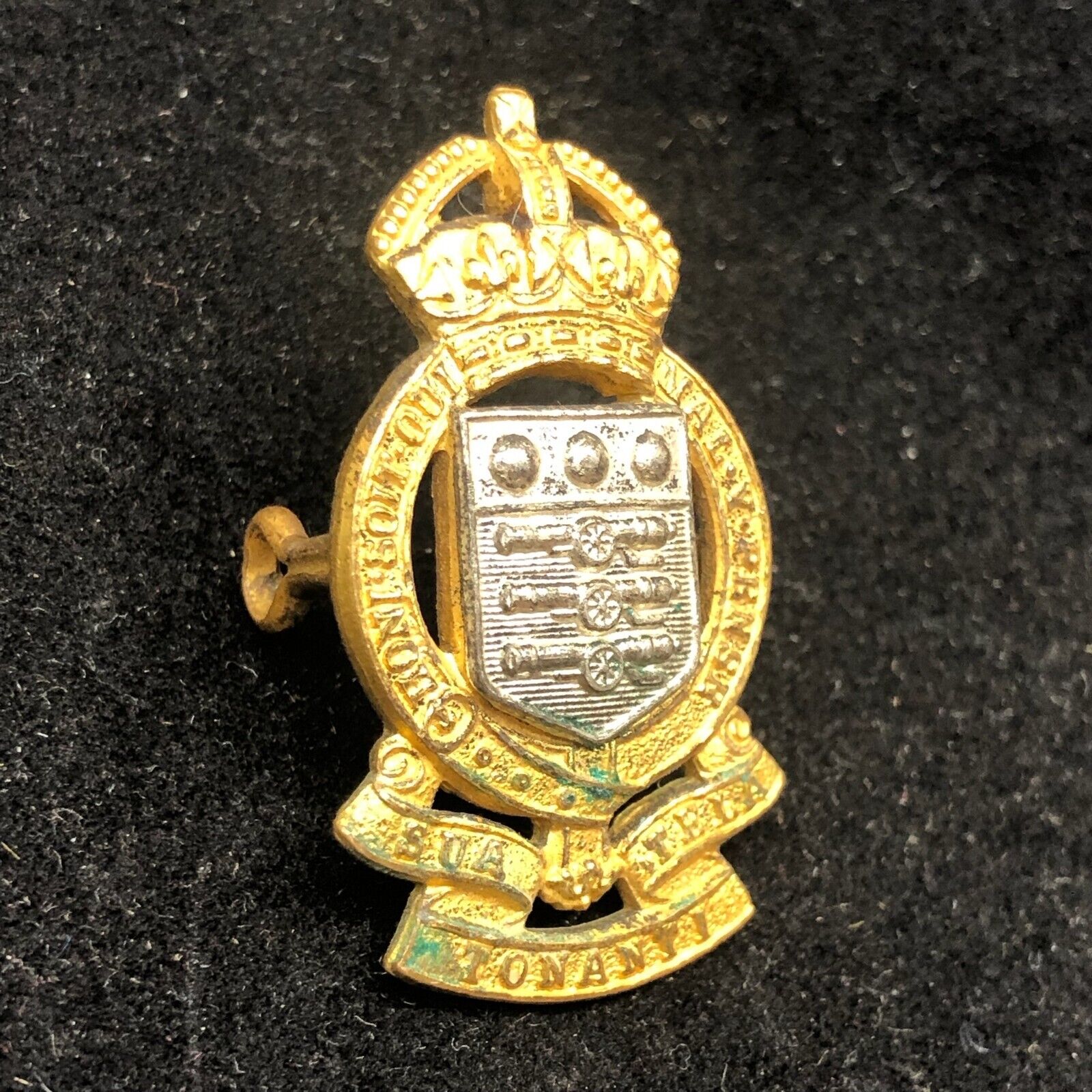 Original WW2 British Army Cap Badge - RAOC Royal Army Ordnance Corps - The Militaria Shop