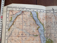 Load image into Gallery viewer, Original WW2 British Army OS Map of Scotland - Lock Lomond - The Militaria Shop