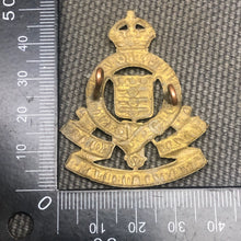 Load image into Gallery viewer, Original WW2 British Army Cap Badge - Royal Army Ordnance Corps RAOC - The Militaria Shop