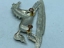 Load image into Gallery viewer, Original British Army WW1 / WW2 3rd King's Own Hussars Cap / Sleeve Badge - The Militaria Shop