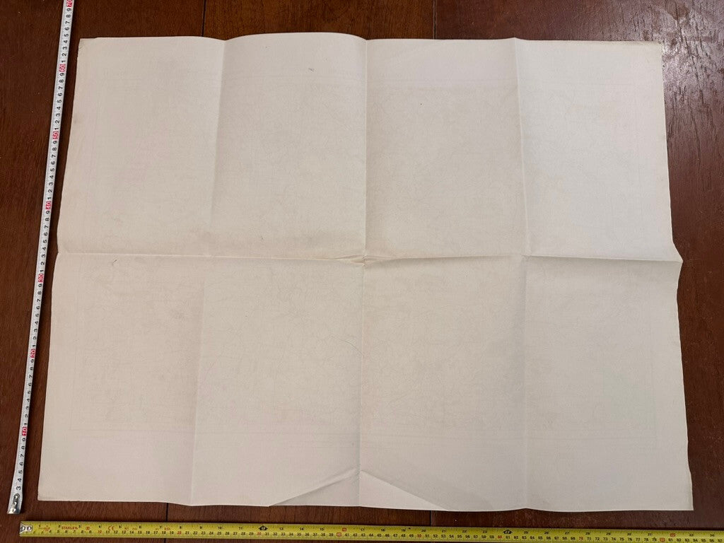 Original WW2 British Army GSGS OS Map of Great Britain - Durham & Sunderland - The Militaria Shop
