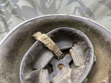 Load image into Gallery viewer, Original WW2 Canadian / British Army Mk3 High Rivet Turtle Helmet & Liner - The Militaria Shop