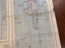 Load image into Gallery viewer, Original WW2 British Army RAF Navy Base Map of Scotland Shetland/Orkney Islands - The Militaria Shop