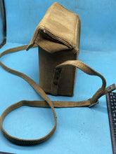 Load image into Gallery viewer, Original WW2 British Army 37 Pattern Economy Binocular Case with Shoulder Strap - The Militaria Shop