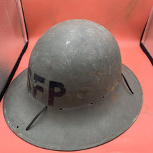 Lade das Bild in den Galerie-Viewer, Original WW2 British Civil Defence Home Front Zuckerman Civilian Helmet SFP - The Militaria Shop