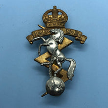 Load image into Gallery viewer, Genuine British Army Cap Badge - Royal Electrical and Mechanical Engineers - The Militaria Shop