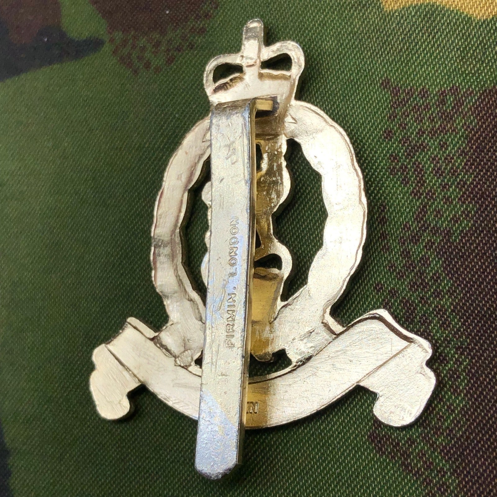 Original British Staybrite Army Cap Badge - Adjutant General's Corps - The Militaria Shop