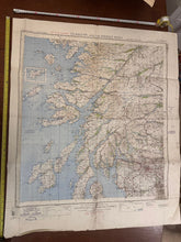 Charger l'image dans la galerie, Original WW2 British Army RAF Navy Base Map of Scotland - Glasgow - The Militaria Shop