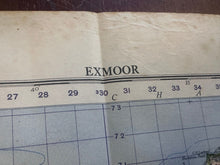 Load image into Gallery viewer, Original WW2 British Army GSGS OS Map of England & Wales - Exmoor - The Militaria Shop