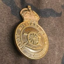 Load image into Gallery viewer, Original WW1 British Army Cap Badge - Royal Military Academy - The Militaria Shop