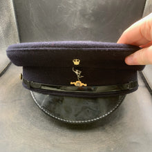 Load image into Gallery viewer, Genuine British Army Royal Signals Peaked Cap with Badge - Size 57 - The Militaria Shop